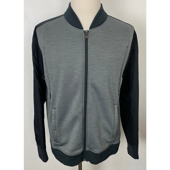 Men Lululemon Revolution Polartec performance bomber jacket coat, L - Picture 1 of 5